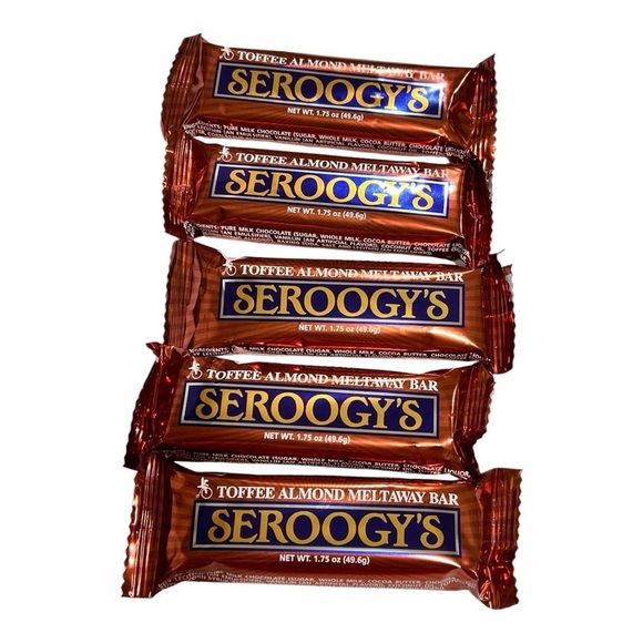 Seroogy’s Other - Seroogy’s Chocolate Candy Bars 5 Pack TOFFEE ALMOND MELTAWAY NEW IYKYK 🍫🍫